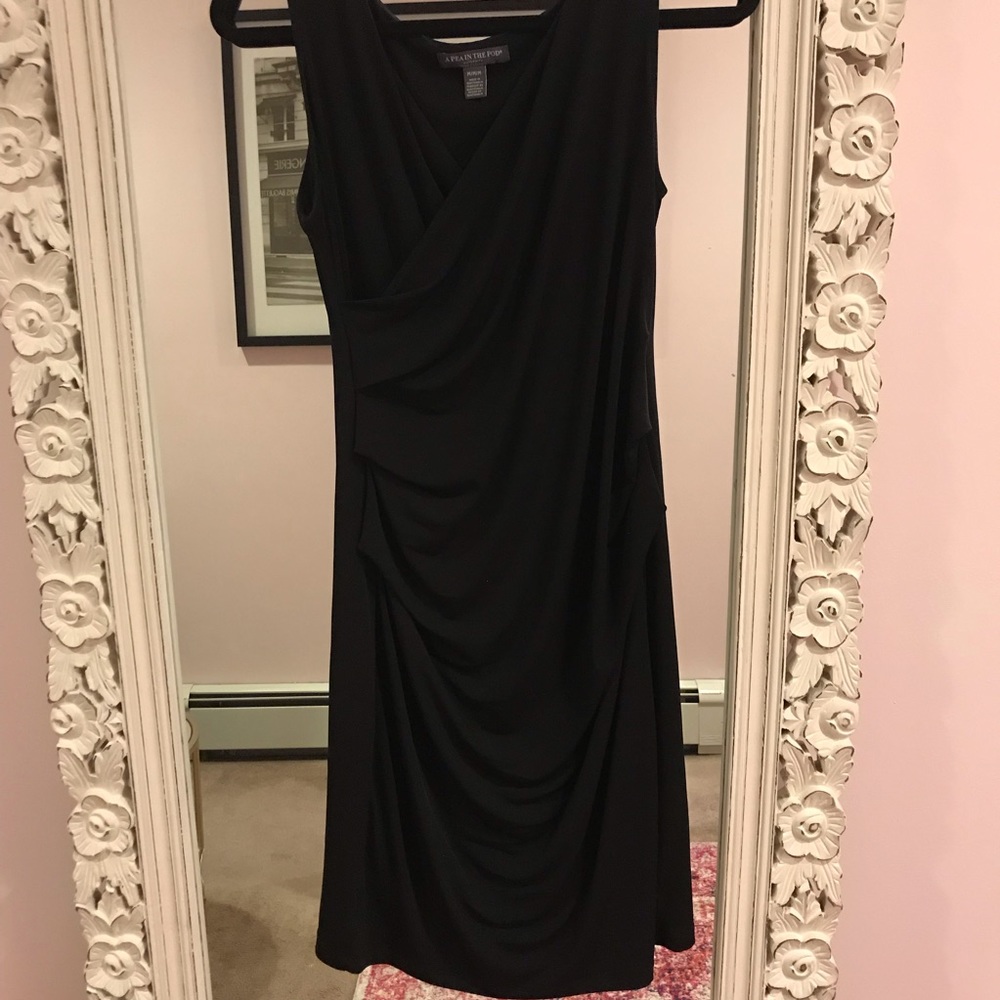 A Pea in the Pod black maternity dress
